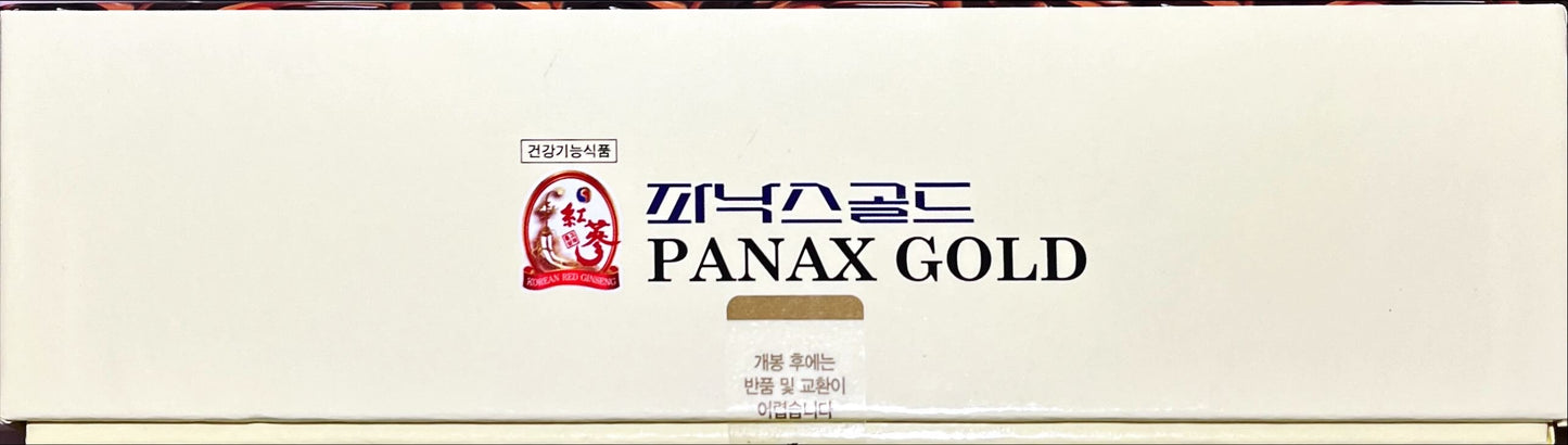 6YEARS KOREAN RED GINSENG PANAX GOLD CAPSULE - SAPONIN GINSENOSIDE NATURAL SUPER FOOD 620mg x 60 Capsules × 3 Box