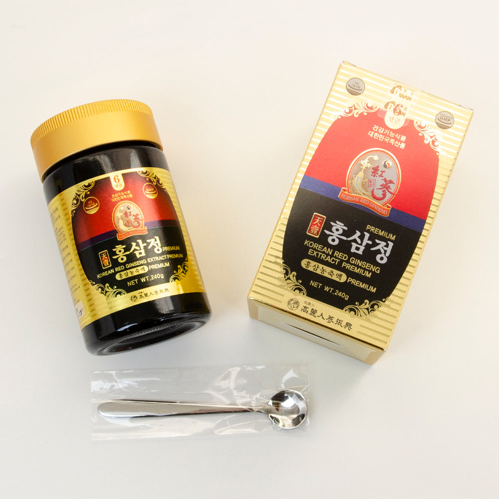 6YEARS Korean RED Ginseng Extract Premium - Ginseng Saponin GINSENOSIDE Natural Super Food Pure Extract 100% (240g)