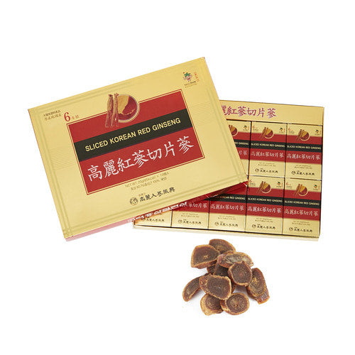 6Years Sliced Korean RED Ginseng HONEYED - Ginseng Saponin GINSENOSIDE Natural Food Healthy Snack (20g x 10 Pouches)