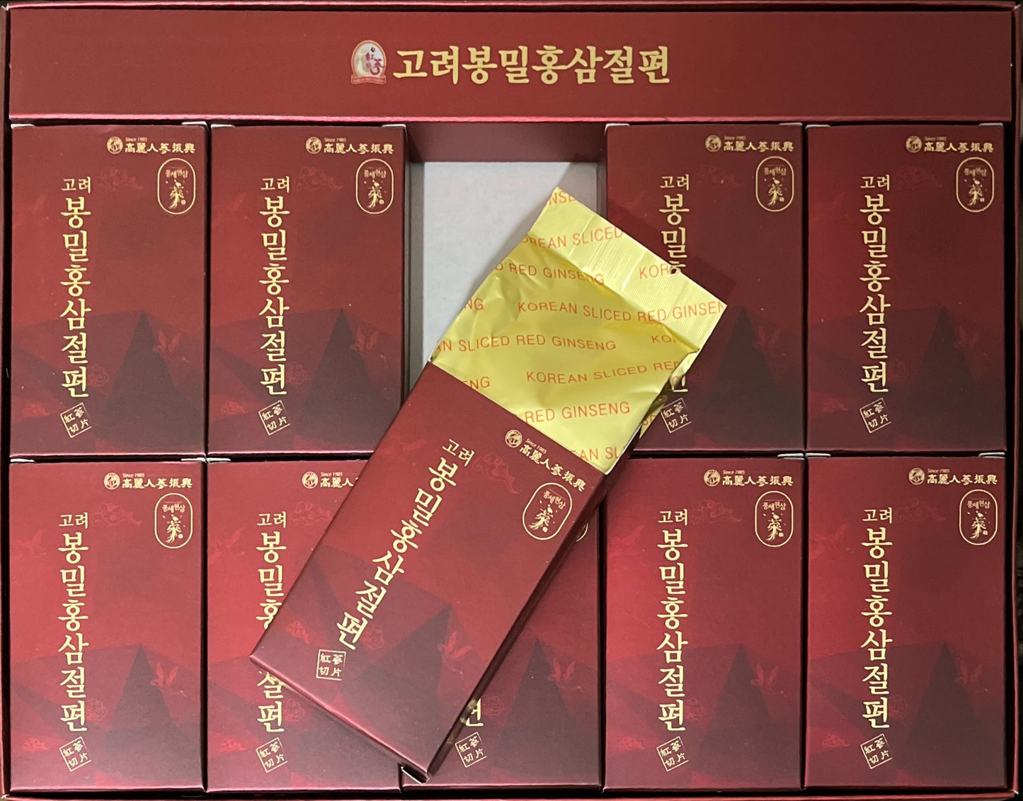 4Years Sliced Korean RED Ginseng HONEYED - Ginseng Saponin GINSENOSIDE Natural Food Healthy Snack (20g x 10 Pouches)