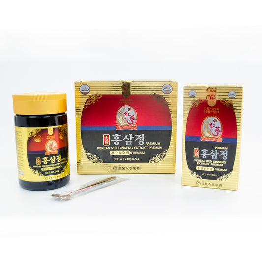 6YEARS Korean RED Ginseng Extract Premium - Ginseng Saponin GINSENOSIDE Natural Super Food Pure Extract 100% 480g (240g x 2)